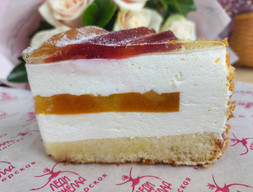 Торт «Творожно-персиковый»
